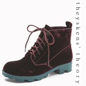Theyskens' Theory Yasmin Combat Booties NIB